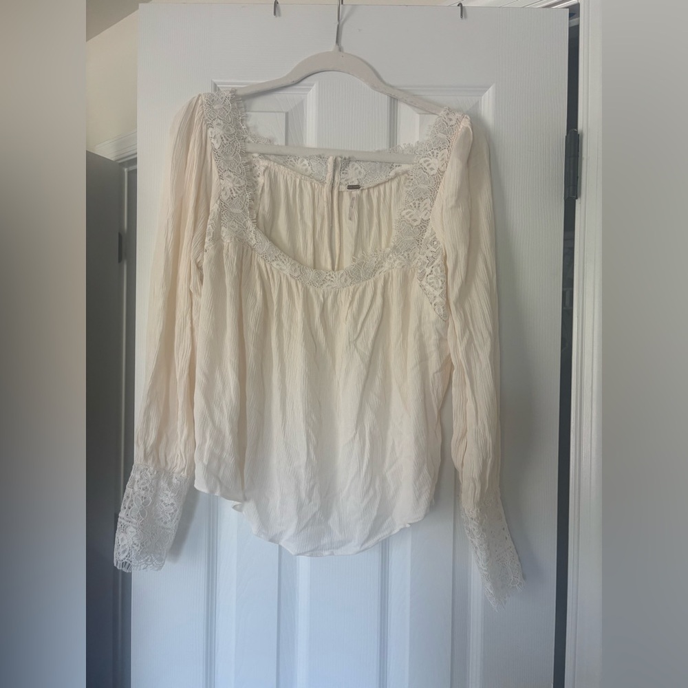 Free People Lace Blouse